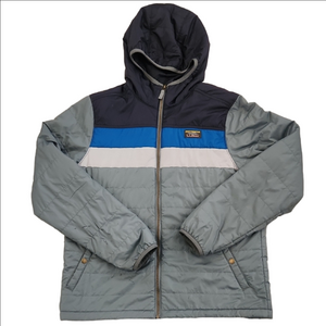 L.L. Bean Men's Blue and Gray Puffer Jacket